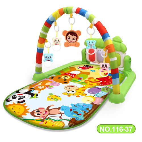 Baby Activity Gym Play Mat Musical Rack