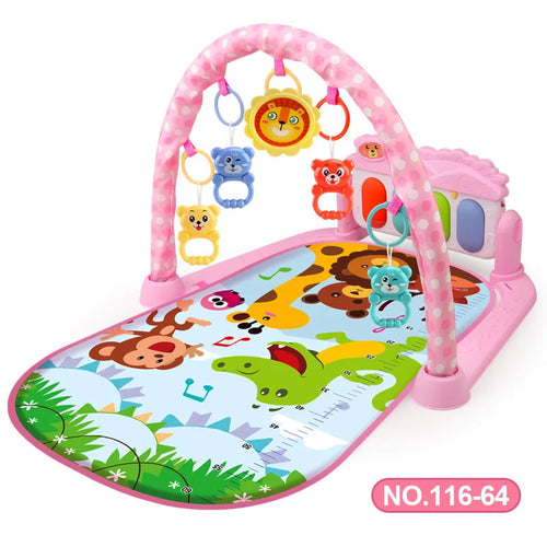Baby Activity Gym Play Mat Musical Rack