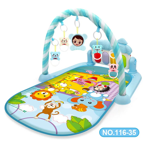 Baby Activity Gym Play Mat Musical Rack